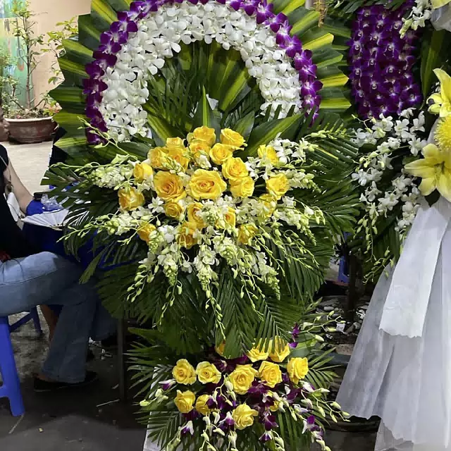 Hình ảnh hoa giao hàng thực tế