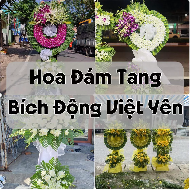Đặt Hoa Đám Tang Bích Động Việt Yên | Giao Tận Nơi