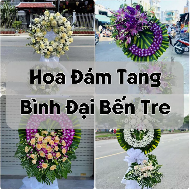 Đặt Hoa Đám Tang Bình Đại Bến Tre | Giao Hoa Nhanh