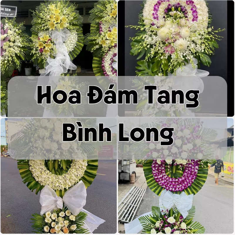 Đặt Hoa Đám Tang Bình Long | Giao Hoa Nhanh