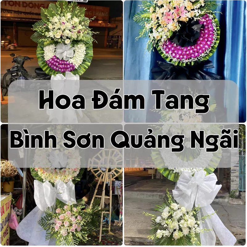 Đặt Hoa Đám Tang Bình Sơn Quảng Ngãi | Hoa Tang Lễ