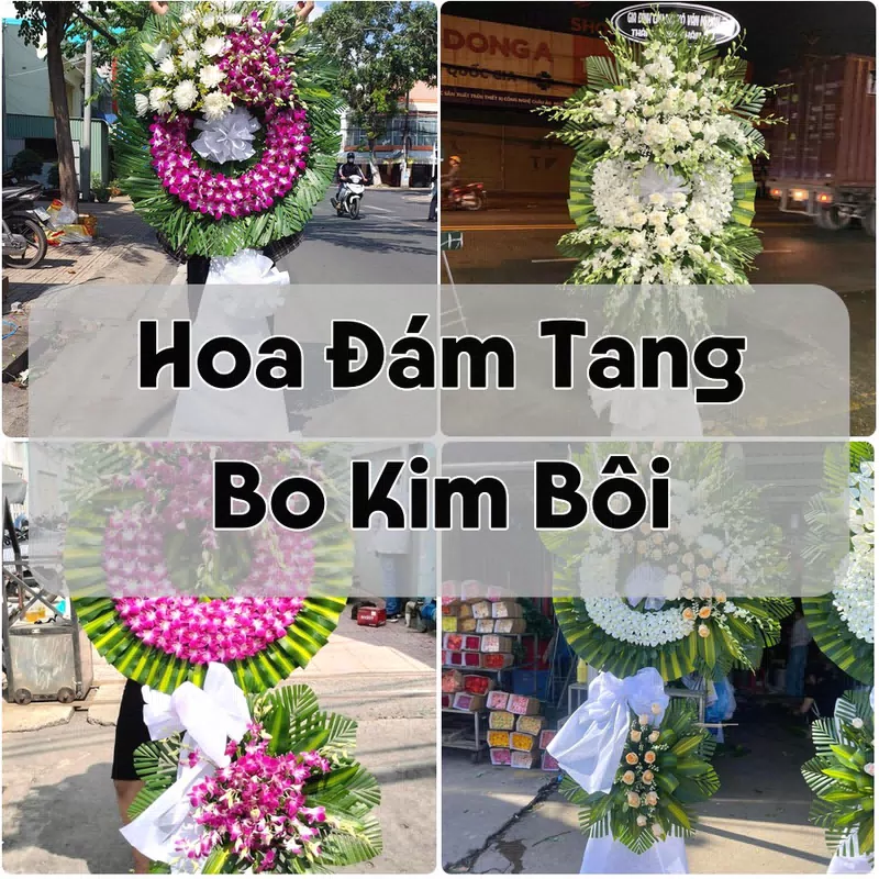 Đặt Hoa Đám Tang Bo Kim Bôi | Hoa Tang Lễ