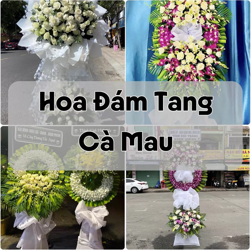 Đặt Hoa Đám Tang Cà Mau | Giao Tận Nơi