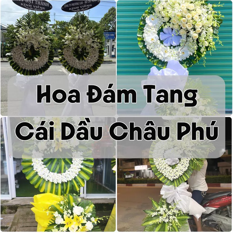 Đặt Hoa Đám Tang Cái Dầu Châu Phú | Đặt Hoa Nhanh