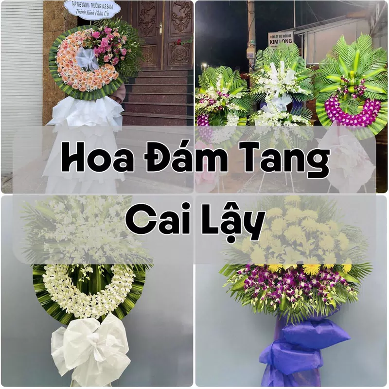 Đặt Hoa Đám Tang Cai Lậy | Đặt Hoa Nhanh