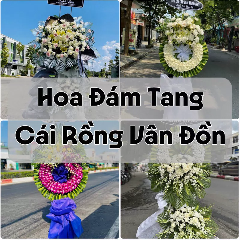 Đặt Hoa Đám Tang Cái Rồng Vân Đồn | Giao Tận Nơi