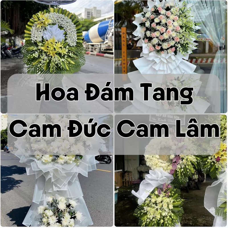 Đặt Hoa Đám Tang Cam Đức Cam Lâm | Hoa Tang Lễ