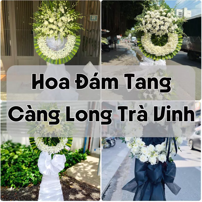 Đặt Hoa Đám Tang Càng Long Trà Vinh | Hoa Tang Lễ