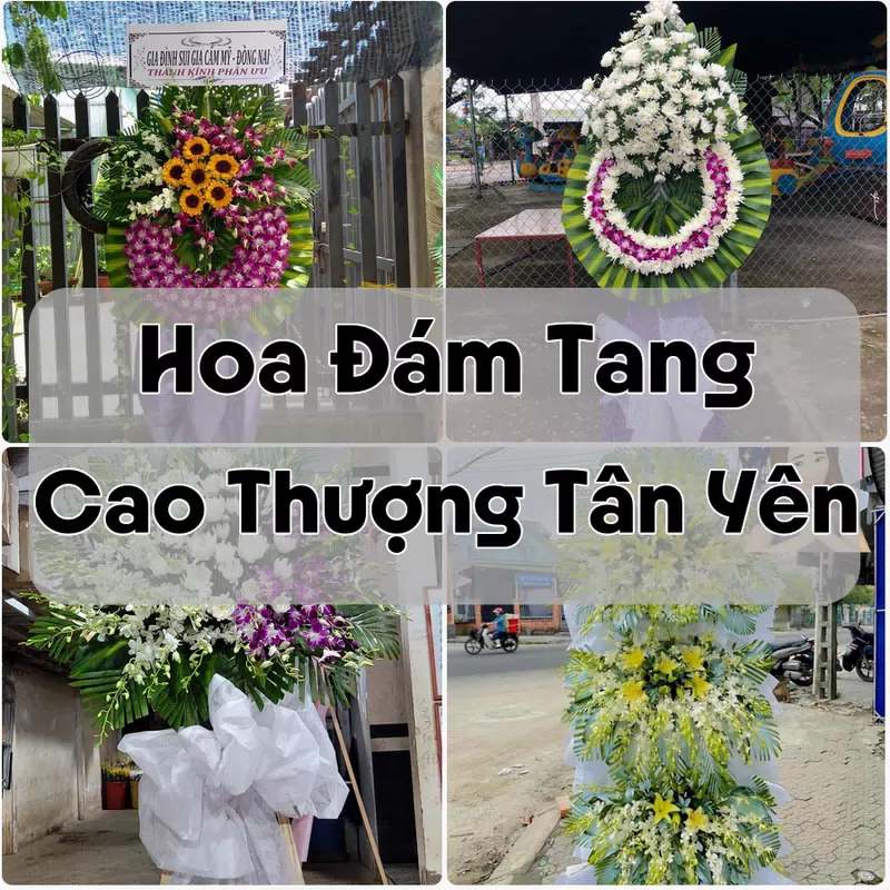 Đặt Hoa Đám Tang Cao Thượng Tân Yên | Hoa Tang Lễ
