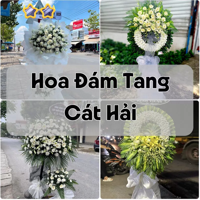 Đặt Hoa Đám Tang Cát Hải | Giao Tận Nơi