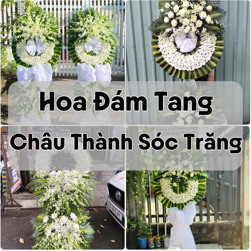 Đặt Hoa Đám Tang Châu Thành Sóc Trăng | Hoa Chia Buồn