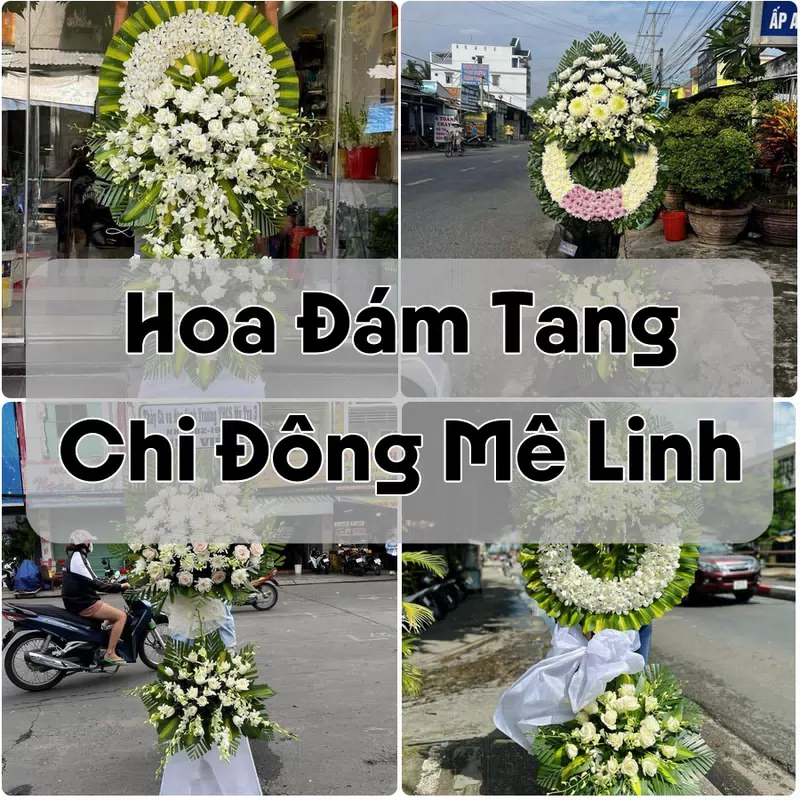 Đặt Hoa Đám Tang Chi Đông Mê Linh | Hoa Chia Buồn