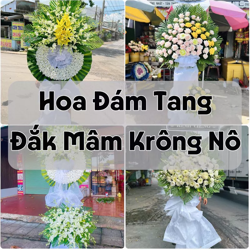 Đặt Hoa Đám Tang Đắk Mâm Krông Nô | Hoa Tang Lễ
