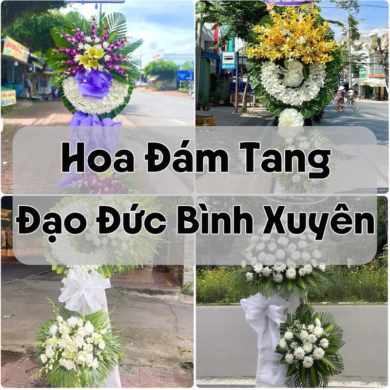 Đặt Hoa Đám Tang Đạo Đức Bình Xuyên | Hoa Tang Lễ