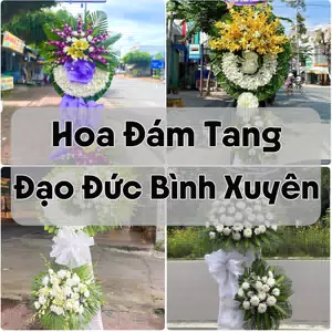 Đặt Hoa Đám Tang Đạo Đức Bình Xuyên | Hoa Tang Lễ