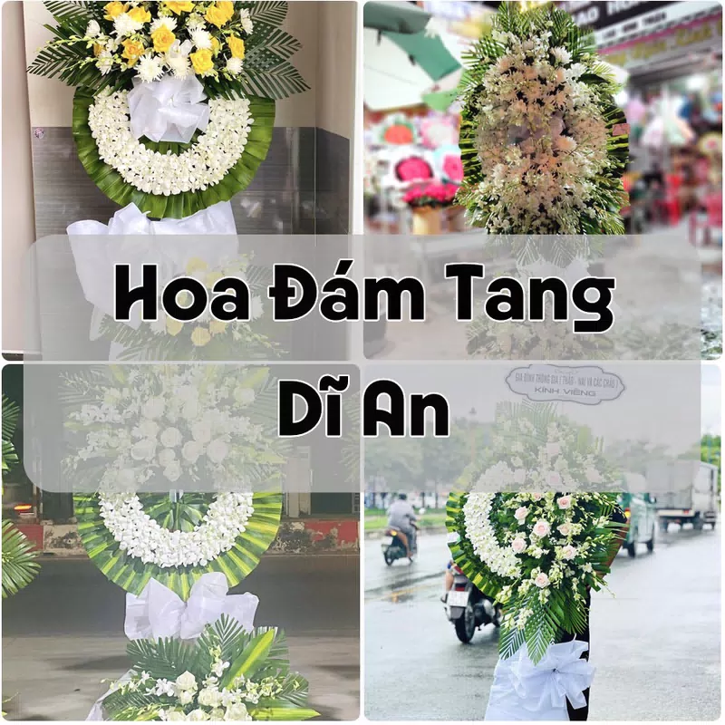 Đặt Hoa Đám Tang Dĩ An | Hoa Tang Lễ