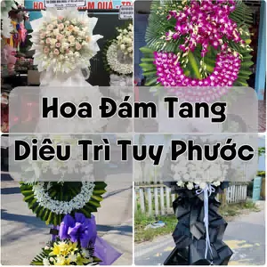 Đặt Hoa Đám Tang Diêu Trì Tuy Phước | Giao Hoa Nhanh