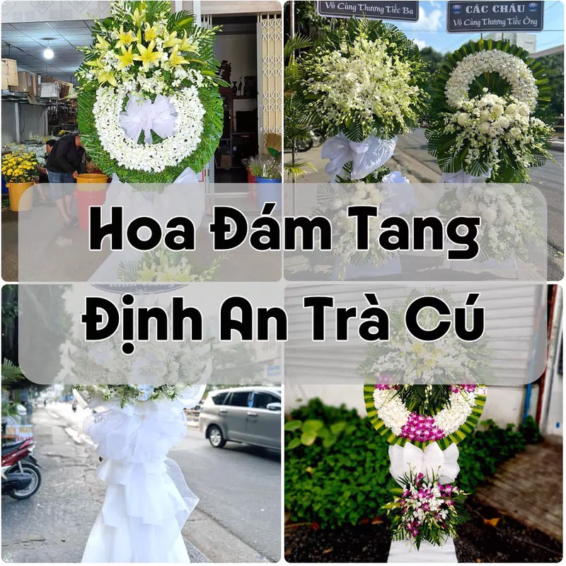 Đặt Hoa Đám Tang Định An Trà Cú | Giao Hoa Nhanh