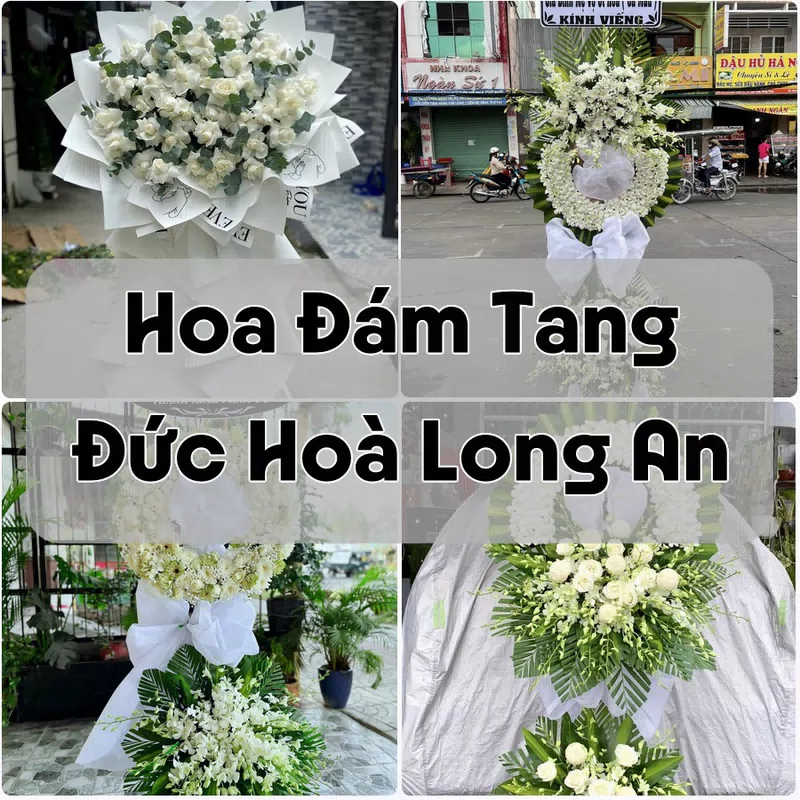 Đặt Hoa Đám Tang Đức Hoà Long An | Hoa Chia Buồn