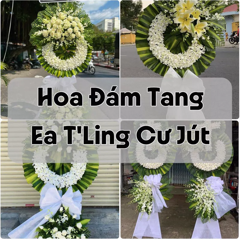 Đặt Hoa Đám Tang Ea T'Ling Cư Jút | Giao Tận Nơi