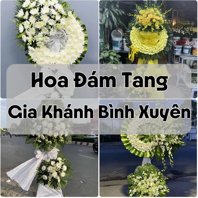 Đặt Hoa Đám Tang Gia Khánh Bình Xuyên | Đặt Hoa Nhanh