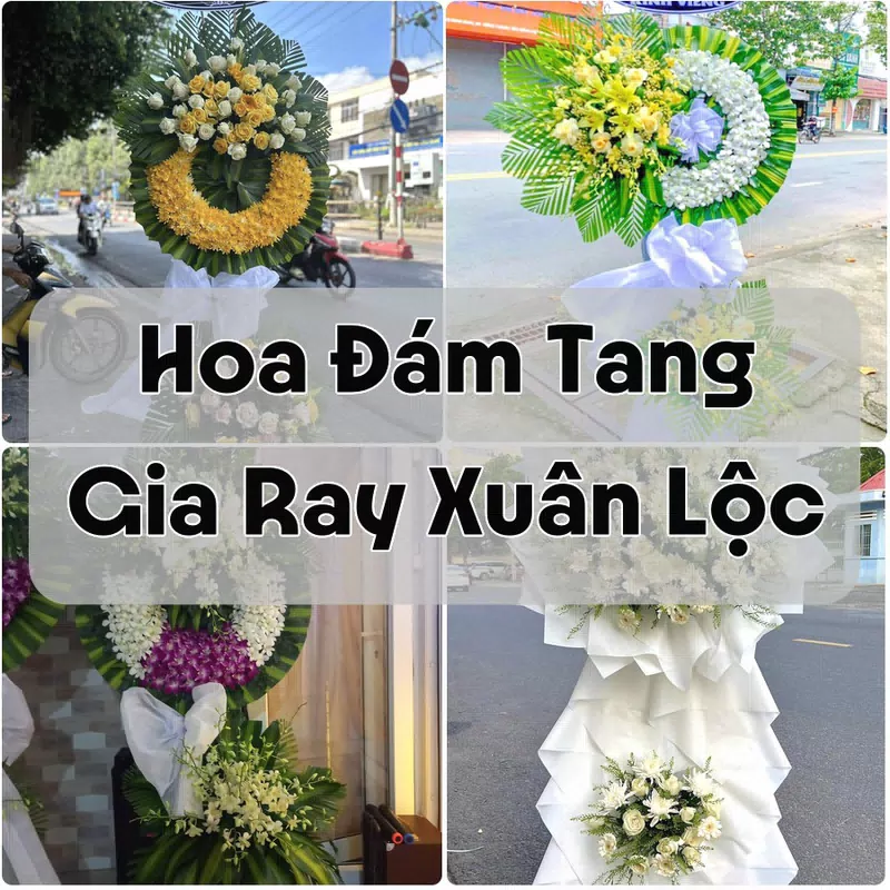 Đặt Hoa Đám Tang Gia Ray Xuân Lộc | Giao Tận Nơi