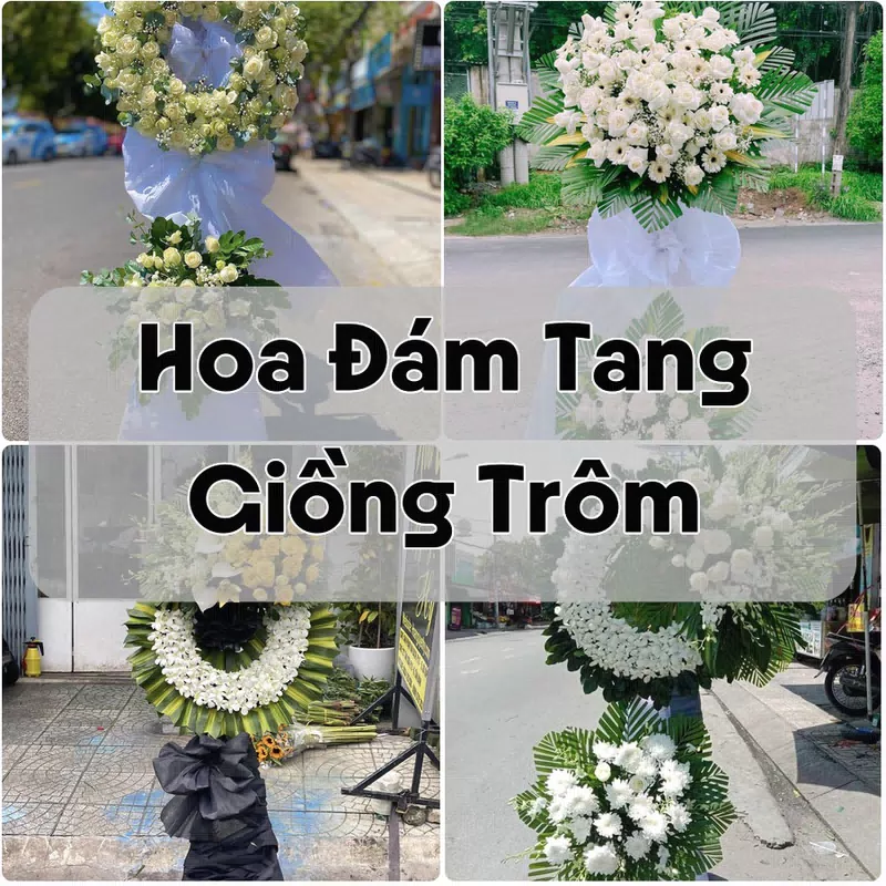 Đặt Hoa Đám Tang Giồng Trôm | Giao Hoa Nhanh