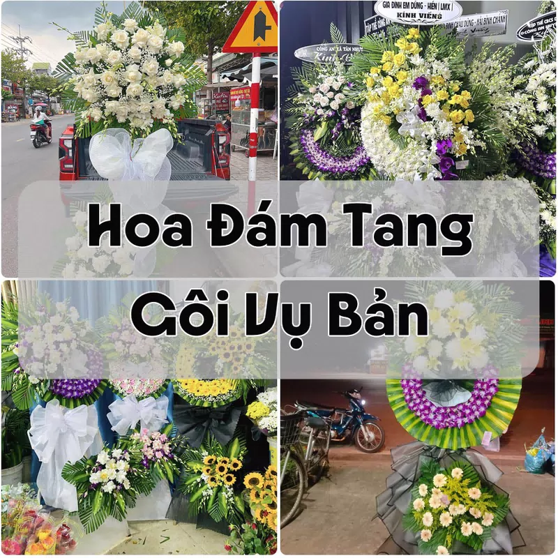 Đặt Hoa Đám Tang Gôi Vụ Bản | Đặt Hoa Nhanh