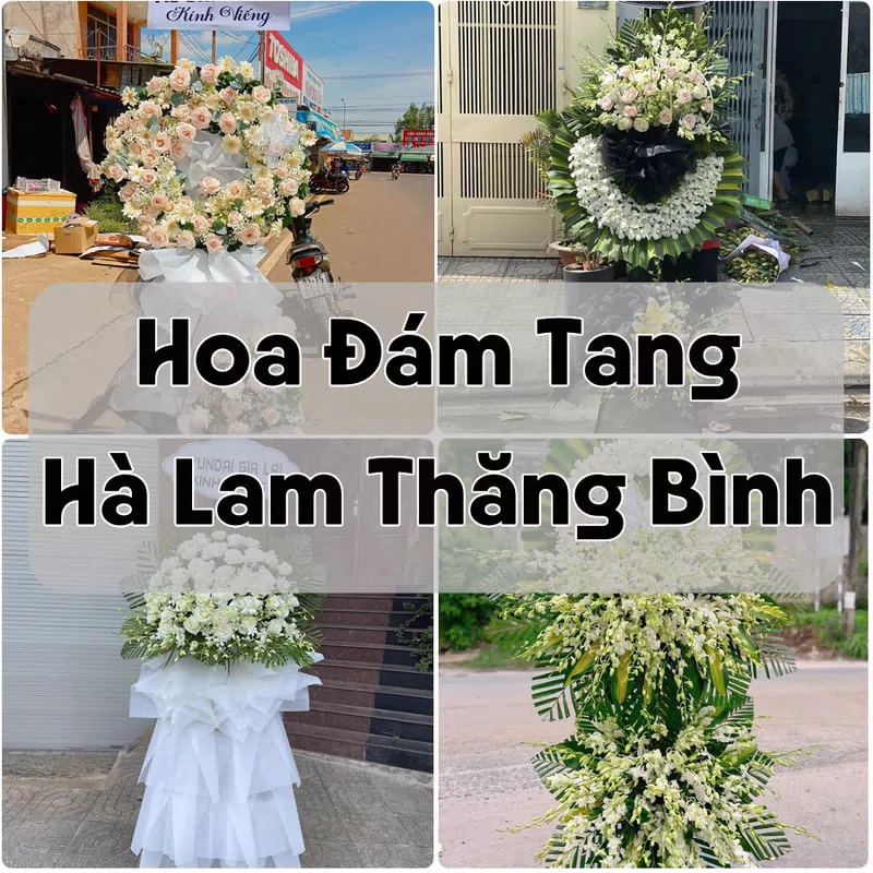 Đặt Hoa Đám Tang Hà Lam Thăng Bình | Hoa Tang Lễ