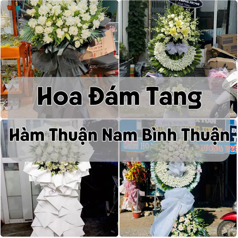 Đặt Hoa Đám Tang Hàm Thuận Nam Bình Thuận | Hoa Chia Buồn
