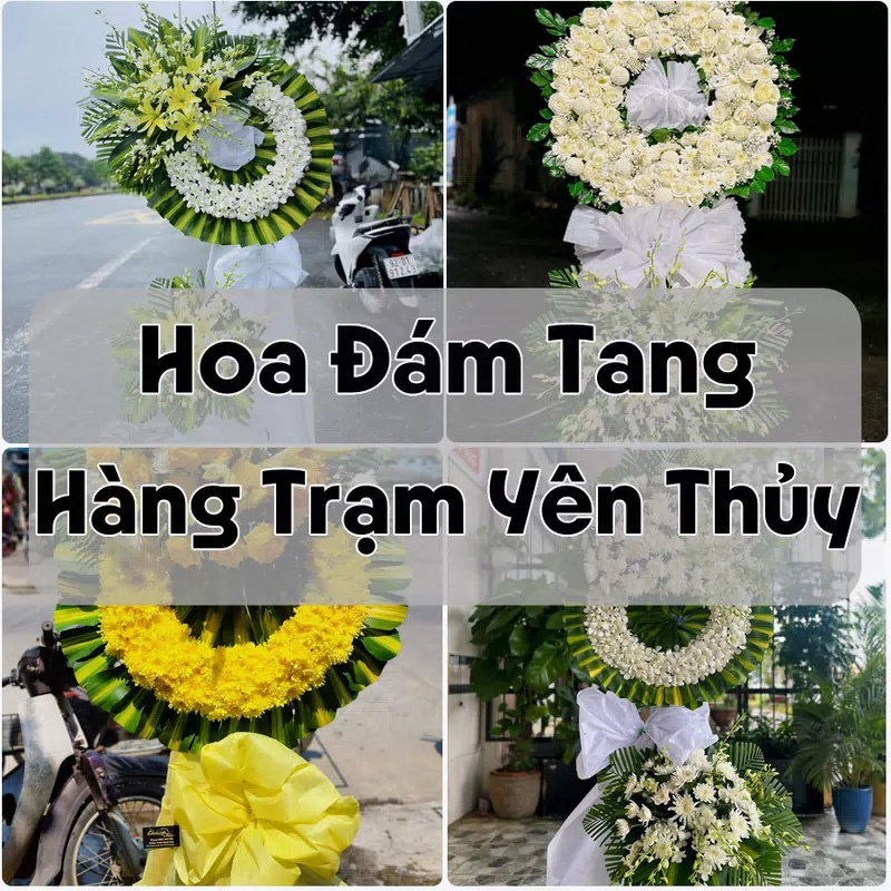 Đặt Hoa Đám Tang Hàng Trạm Yên Thủy | Đặt Hoa Nhanh