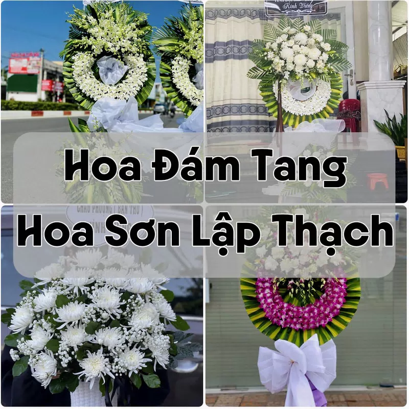 Đặt Hoa Đám Tang Hoa Sơn Lập Thạch | Giao Tận Nơi