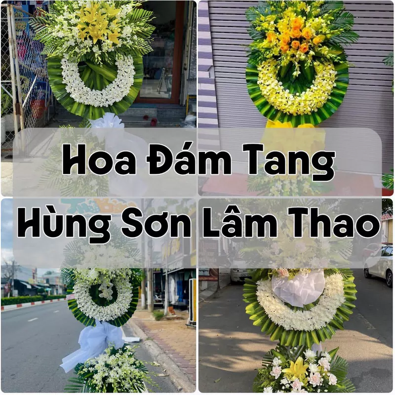 Đặt Hoa Đám Tang Hùng Sơn Lâm Thao | Hoa Tang Lễ