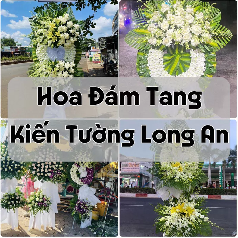 Đặt Hoa Đám Tang Kiến Tường Long An | Giao Tận Nơi
