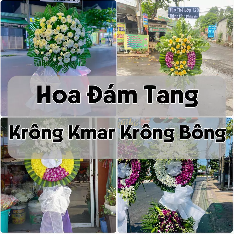 Đặt Hoa Đám Tang Krông Kmar Krông Bông | Hoa Tang Lễ