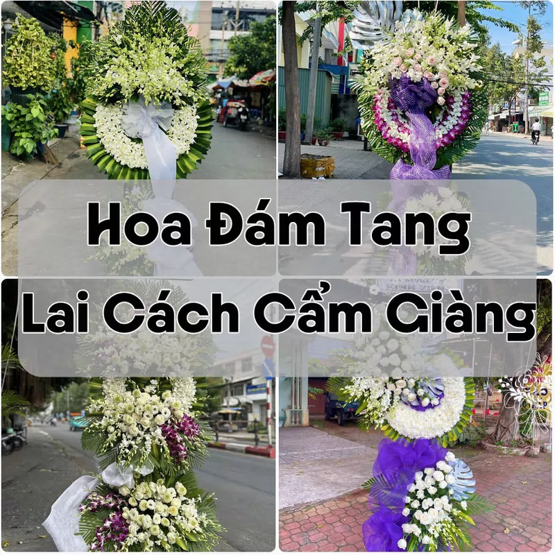 Đặt Hoa Đám Tang Lai Cách Cẩm Giàng | Đặt Hoa Viếng
