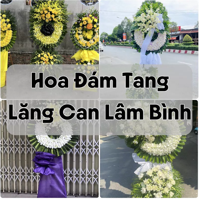 Đặt Hoa Đám Tang Lăng Can Lâm Bình | Hoa Chia Buồn