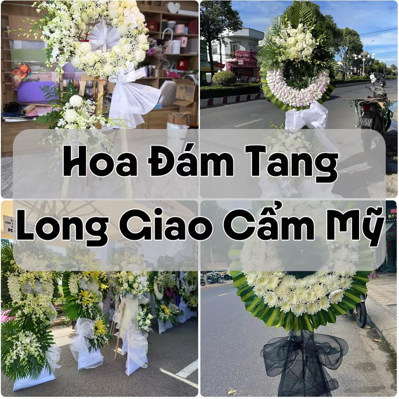 Đặt Hoa Đám Tang Long Giao Cẩm Mỹ | Hoa Tang Lễ