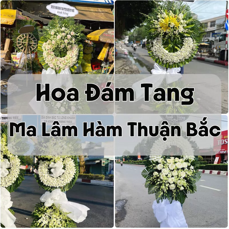 Đặt Hoa Đám Tang Ma Lâm Hàm Thuận Bắc | Hoa Chia Buồn