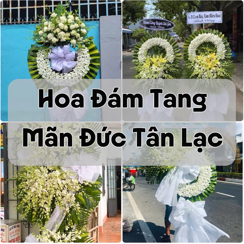 Đặt Hoa Đám Tang Mãn Đức Tân Lạc | Hoa Chia Buồn