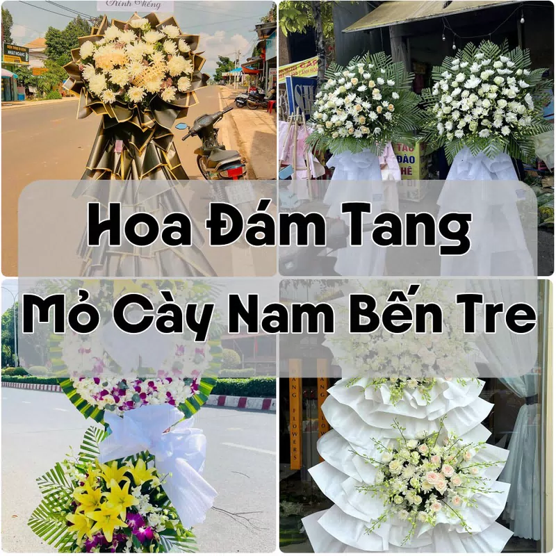 Đặt Hoa Đám Tang Mỏ Cày Nam Bến Tre | Đặt Hoa Nhanh