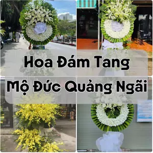 Đặt Hoa Đám Tang Mộ Đức Quảng Ngãi | Hoa Chia Buồn