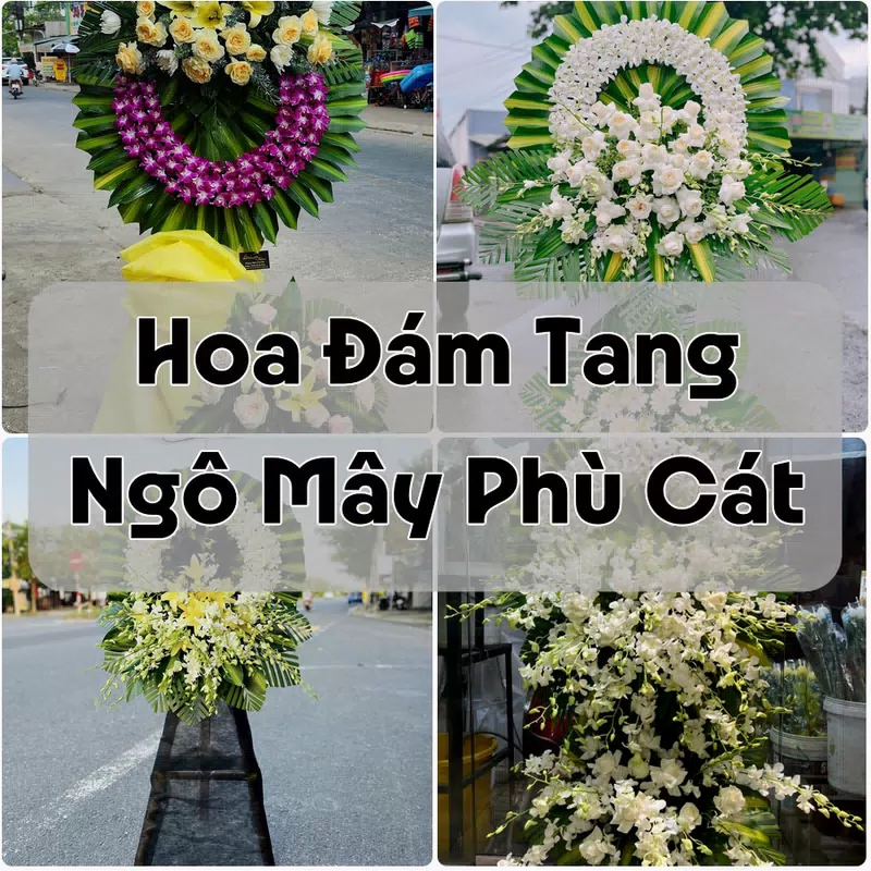 Đặt Hoa Đám Tang Ngô Mây Phù Cát | Giao Hoa Nhanh