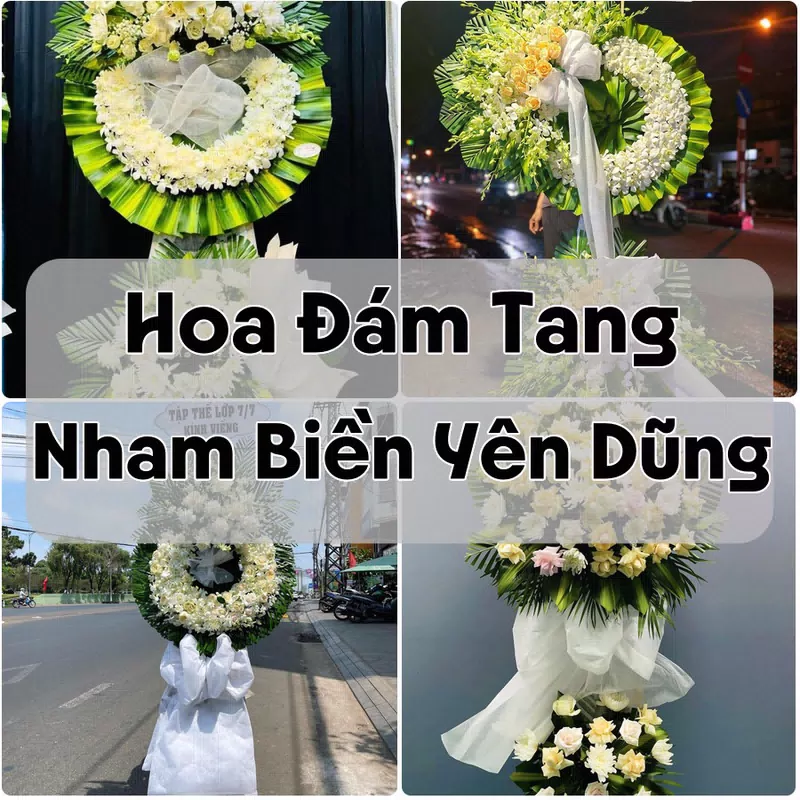 Đặt Hoa Đám Tang Nham Biền Yên Dũng | Giao Hoa Nhanh
