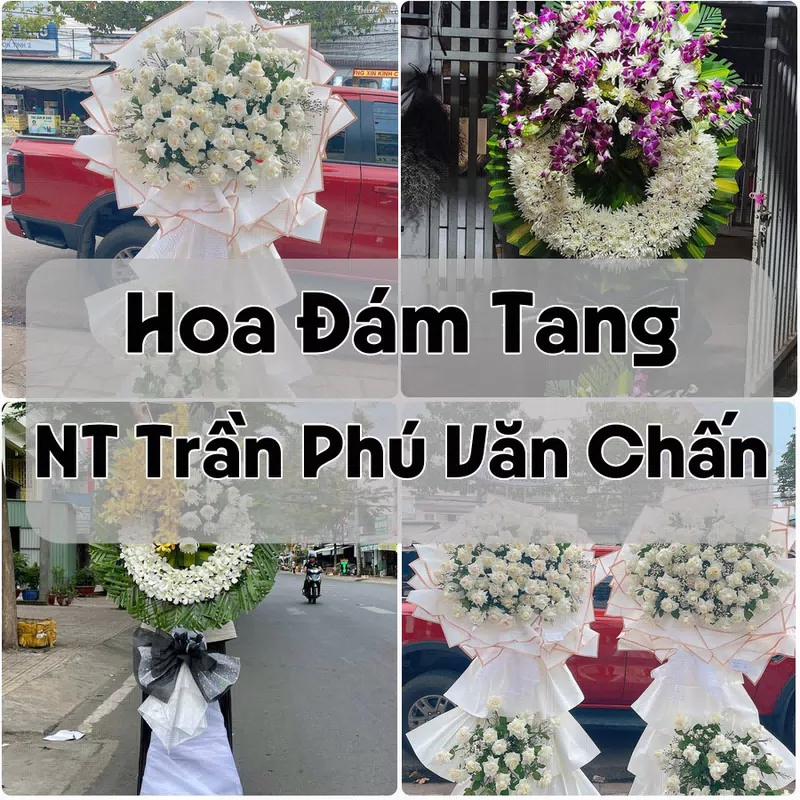Đặt Hoa Đám Tang NT Trần Phú Văn Chấn | Hoa Tang Lễ