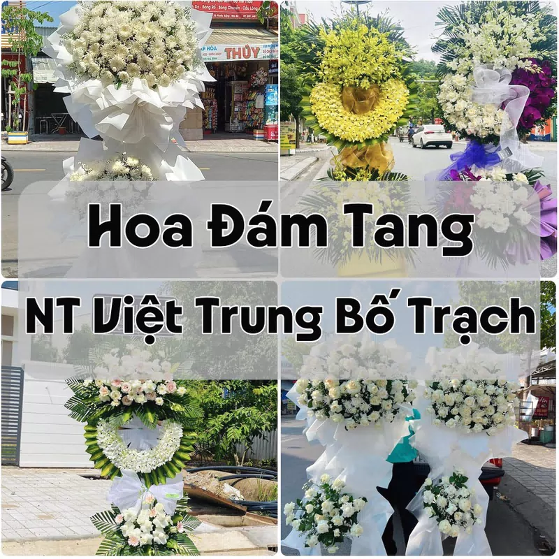 Đặt Hoa Đám Tang NT Việt Trung Bố Trạch | Đặt Hoa Nhanh