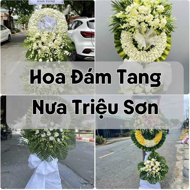 Đặt Hoa Đám Tang Nưa Triệu Sơn | Hoa Chia Buồn