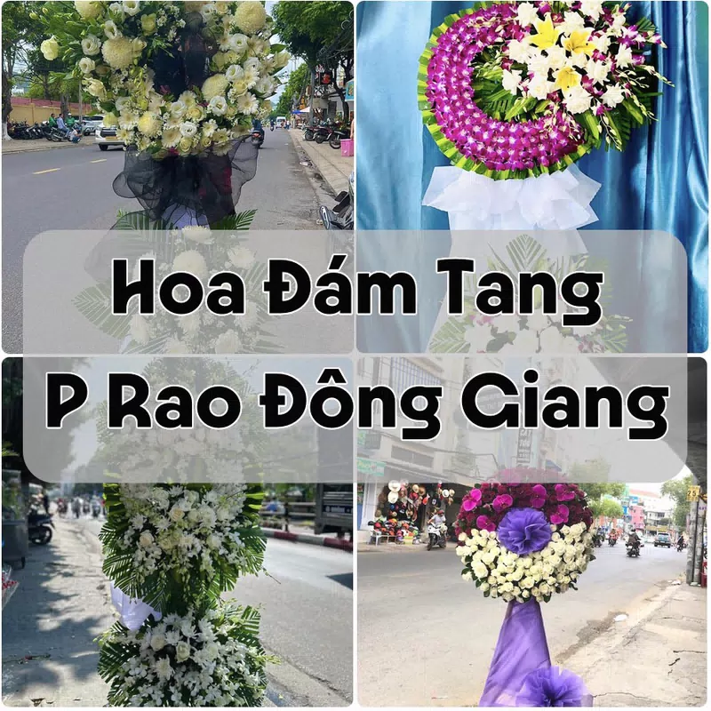 Đặt Hoa Đám Tang P Rao Đông Giang | Giao Tận Nơi