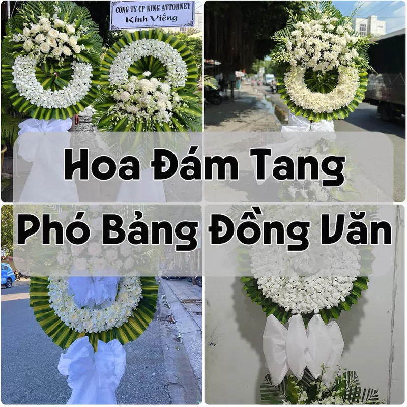 Đặt Hoa Đám Tang Phó Bảng Đồng Văn | Giao Tận Nơi