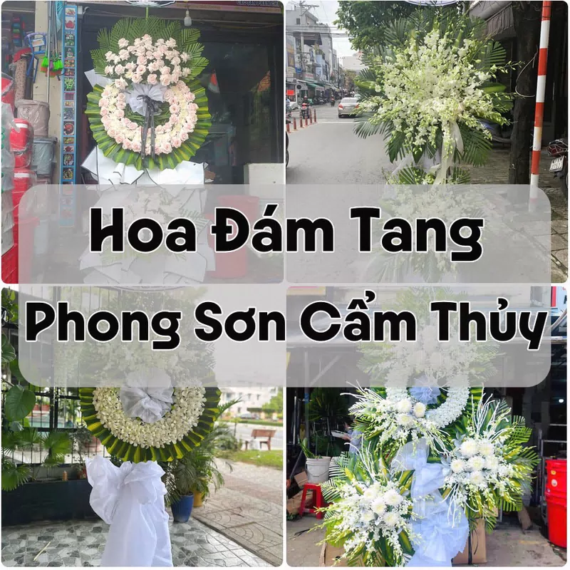 Đặt Hoa Đám Tang Phong Sơn Cẩm Thủy | Giao Tận Nơi